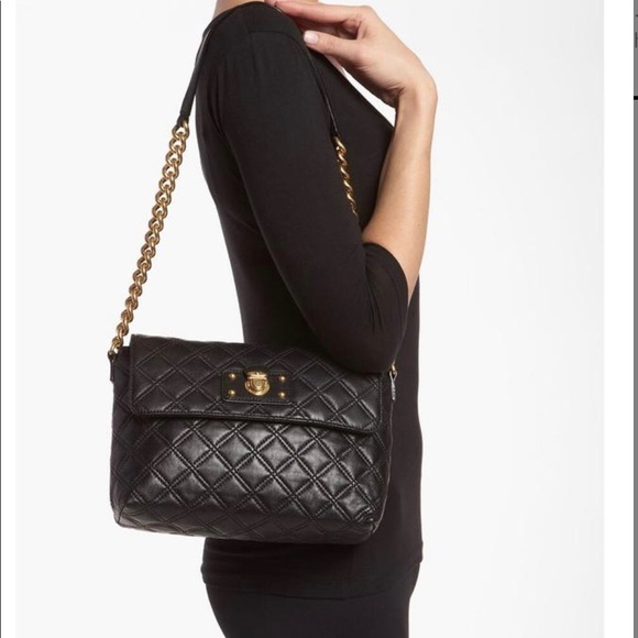 Marc Jacobs Handbags - Marc Jacobs Black  Quilted Leather Shoulder Bag